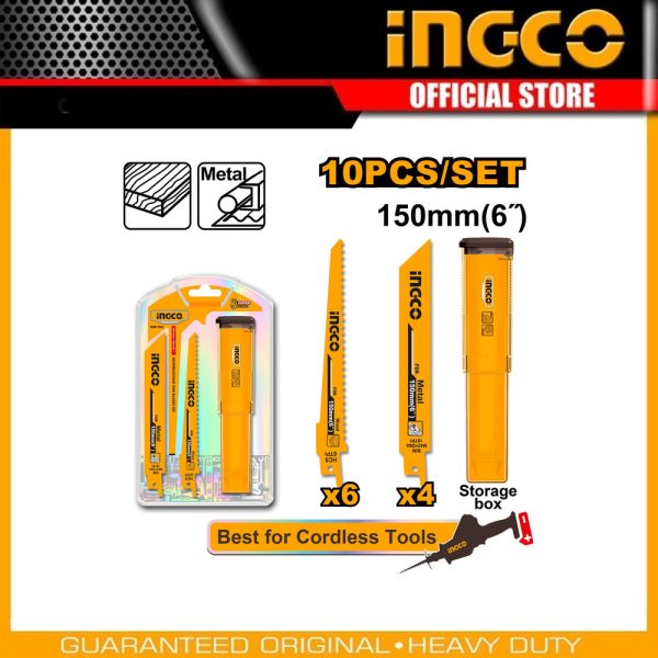 Reciprocating saw
blades set RSB1002 | Company: INGCO | Origin: China