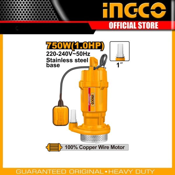 Submersible pump SPC7508 | Company: INGCO | Origin: China