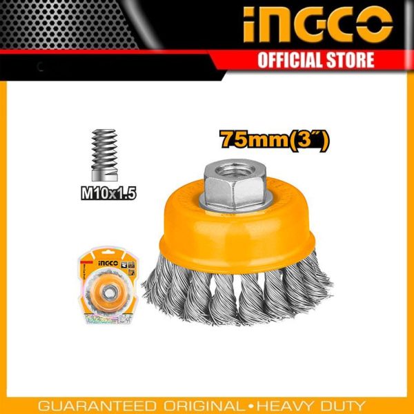Wire cup brush WB20752 | Company: INGCO | Origin: China